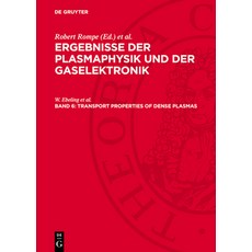 (英文圖書) Transport Properties of Dense Plasmas 精裝版, de Gruyter, 英文