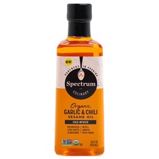 Spectrum 大蒜辣椒芝麻油, 1個, 473ml