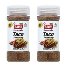 BADIA 墨西哥風味塔可粉, 2罐, 78g