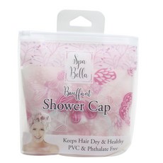 SWISSCO Spa Bella Buffin 浴帽, 1個, 粉色+白色