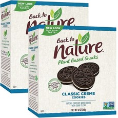 back to NATURE 夾心餅乾 經典奶油口味, 2盒, 340g