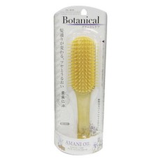 IKEMOTO 池本刷子 Du-Boa Botanical亞麻仁油彈性整髮梳 AO1111, 1個, 黃色的
