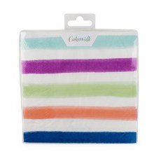 Cakewalk 條紋餐巾, 1個, 混色