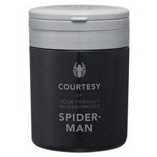 MARVEL 漫威 SPIDER-MAN 蜘蛛人 折疊手柄保溫食物罐 LJFO5AG 500ml, 1個, 1個, 灰色+黑色