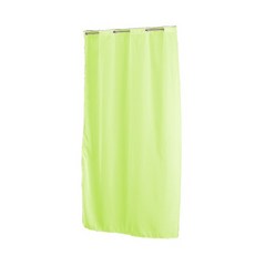 巴塞隆納 W4 2D型90公分衣櫥櫃，簡約風衣物收納，黃色布簾防塵，組裝簡易, 蘋果綠