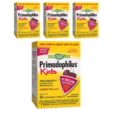 Nature's Way 然萃維 孩童益生菌口嚼錠 櫻桃口味, 60顆, 4罐