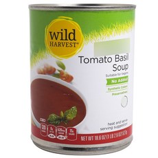 wild HARVEST 番茄羅勒湯罐頭, 1罐, 527g
