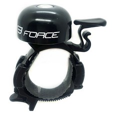 塑膠束帶式自行車鈴鐺, 1個, 黑色