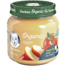 Gerber 嘉寶 孩童水果泥, 蘋果口味, 113g, 1罐