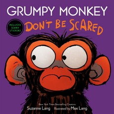 (英文圖書)Grumpy Monkey Don't Be Scared: Includes Scary Stickers 精裝版, Random House Studio, 英文
