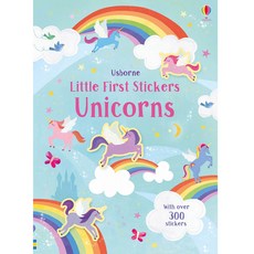 Usborne Little First Stickers Unicorns 兒童啟蒙貼紙書 超過300張可愛獨角獸貼紙