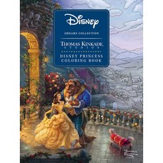 (英文圖書) Disney Dreams Collection Thomas Kinkade Studios Disney Princess Coloring Book 平裝版, Andrews McMeel Publishing, 英文