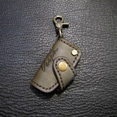 KH手工皮革工作室 MIT台灣製造 Vespa鑰匙包 偉士牌鑰匙皮套 LX Primavera Sprint FL GTS 300 SUPER SPORT 衝刺 150 春天, 灰綠色, 1個