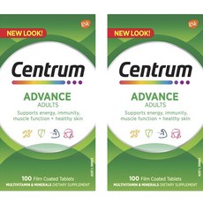 Centrum 善存 成人綜合維他命膜衣錠, 2罐, 100顆