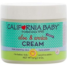 CALIFORNIA BABY 加州寶寶 蘆薈山金車潤膚霜, 1罐, 57g