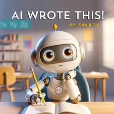 (英文圖書)AI Wrote This!: A Guide for Young Minds Exploring Artificial Intelligence 平裝版, Independently Published, 英文