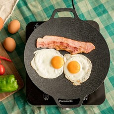 ANDPLAY IH爐用鋁烤盤(兩種尺寸) - 快速導熱、不沾設計、適用多種爐具, 1個, 30cm