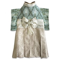 Onekosama 寵物用和服袴, 1個, 綠色