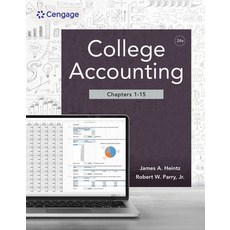 (英文圖書) College Accounting Chapters 1-15 平裝版, Cengage Learning, 英文