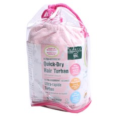 EARTH THERAPEUTICS 超吸水速乾頭巾, 粉色的