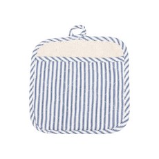 KAF HOME Pot Mitt 烤箱手套 Metro Stripe Square, 1個, 藍色