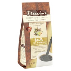 Teeccino Kikori草本咖啡 爪哇 無咖啡因 無酸 中焙, 1個, 312g