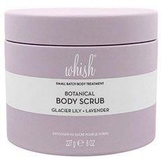 Whish 去角質身體磨砂膏 冰川百合薰衣草香, 1罐, 227g