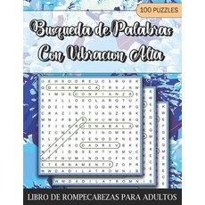 (英文圖書) Busqueda de Palabras Con Vibracion Alta: Libro de Rompecabezas Para Adultos 平裝版, Independently Published, 英文