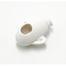 飛船造型撿便袋收納盒 造型撿便袋 便便袋 拾便袋 環保撿便袋 寵物垃圾袋, 寶寶白(贈1捲便便袋)