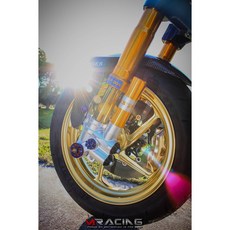 MSP UF2前倒叉避震器DDS 適用於六代勁戰/水冷BWS/雷霆S/JETSR/JETSL/FORCE, 125 & 155車系+三角台,升級-鍍金內管