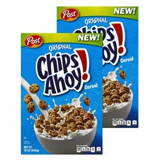 Post Chips Ahoy巧克力豆餅乾麥片, 2盒, 340g