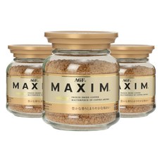 AGF MAXIM箴言金即溶黑咖啡, 3個, 1件, 80g