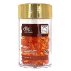 ellips 意立詩 維生素護髮精油膠囊 棕色深層滋養款, 1罐, 50ml