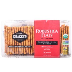 DOCTOR KRACKER 蘇打餅乾 烤甜椒&艾斯阿格起司風味, 1盒, 213g