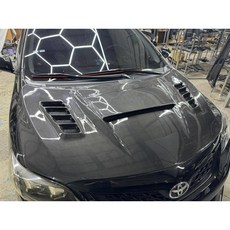 豐田 TOYOTA ALTIS 10/10.5代 正碳纖維開孔引擎蓋，提升散熱，輕量化改裝, 1個