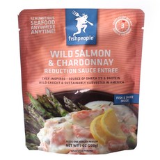 FISHPEOPLE 即食鮭魚佐白酒奶油醬, 1包, 200g