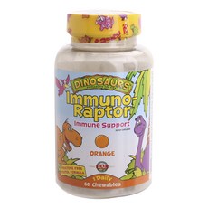 KAL DINOSAURS 維他命咀嚼錠 橘子味, 1罐, 60顆