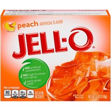 JELL-O 水蜜桃果凍粉, 170g, 1盒