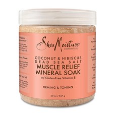 Shea Moisture 礦物磨砂海鹽 椰子+芙蓉, 1個, 567克