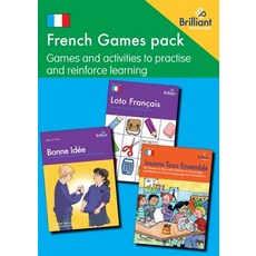 (英文圖書) French Games pack: Games and activities to practise and reinforce learning 平裝版, Brilliant Publications, English