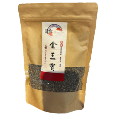 金三寶 300公克 微糖 全素 - 黃金亞麻籽黑芝麻健康食品, 300g