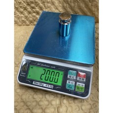 泰和耐用型專業電子秤廚房秤, 12000g, 藍色