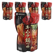 mizkan 味滋康 泡菜火鍋湯底, 5個, 750g