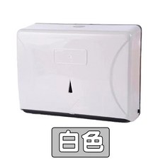 亨好購物 免釘牆擦手紙盒 衛生紙收納盒 壁掛擦手紙巾盒 浴室紙巾架, 擦手紙盒(白色), 1個