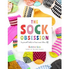 (外文書) The Sock Obsession: Supercool Socks to Knit and Show Off Paperback, Abrams Books, English