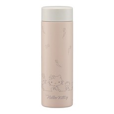 Skater 超輕量不鏽鋼保溫杯 粉紅鬱金香款, 1個, 350ml, Hello Kitty 線條設計