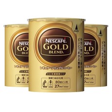 NESCAFE 雀巢咖啡 金牌微研磨咖啡補充罐, 3個, 1入, 55g