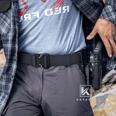 KRYDEX 1.5寸 金屬扣具 38mm 戰術腰帶(毛面), M