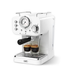 pLAniT 義式濃縮咖啡機 2in1, 白色, PCM-F15W (白色)