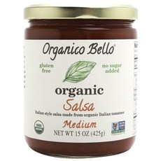 Organico Bello 莎莎醬, 1個, 425克